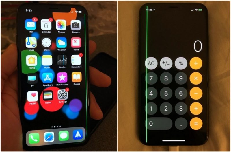 iPhone X绿线 e1513158859843 - 三星将发布Galaxy S8+，与Galaxy S8有哪些不同？