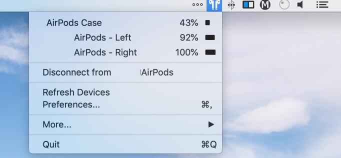 mac 查看AirPods电量 - 如何查看AirPods耳机的电池电量，iPhone、Apple Watch、Mac都可以哦